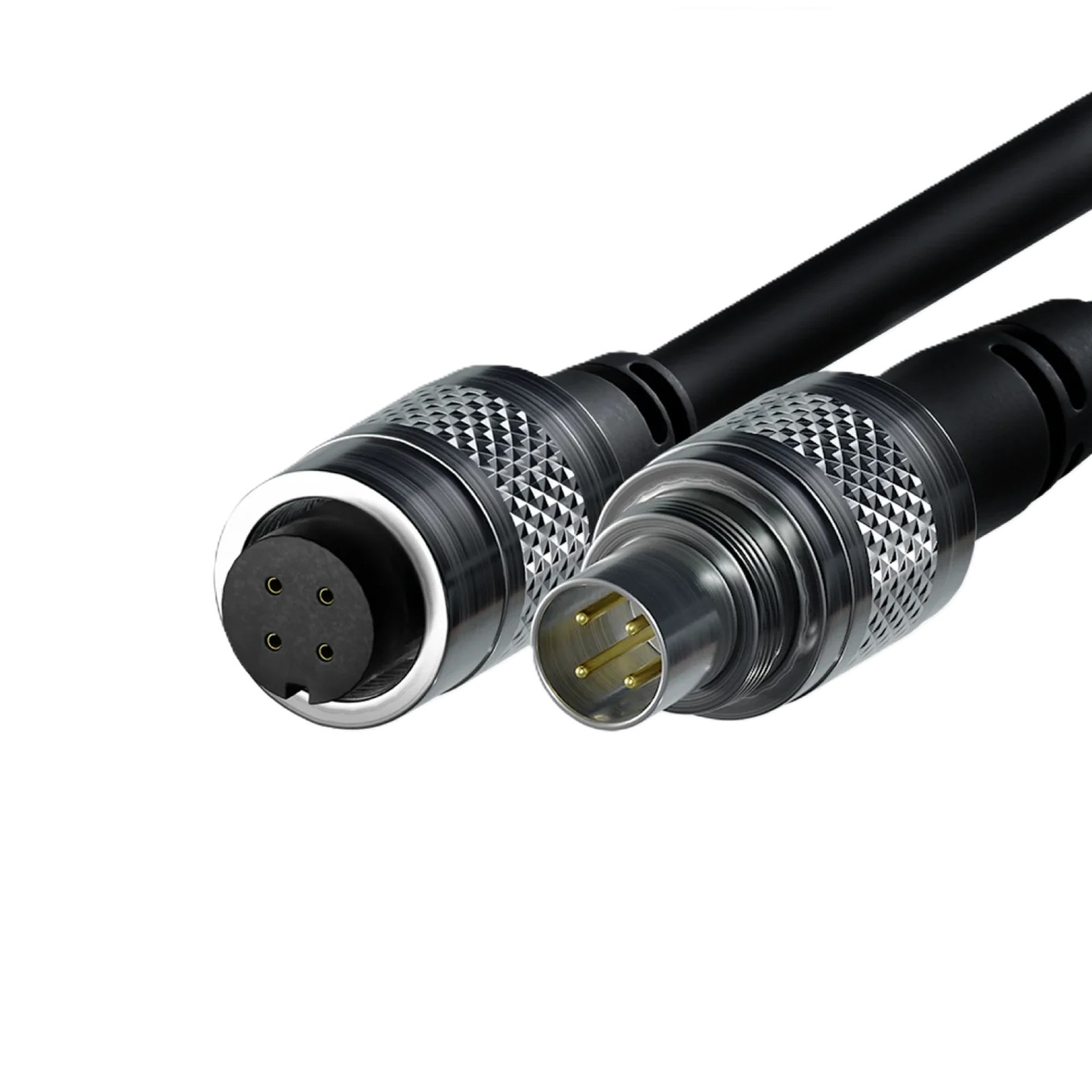 AIM 712-712 Male To Female 4 Pin Sensor Patch Lead - 1m - Image 2