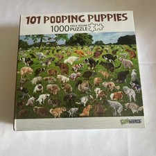 101 Pooping Puppies 1000 piece puzzle NEW 