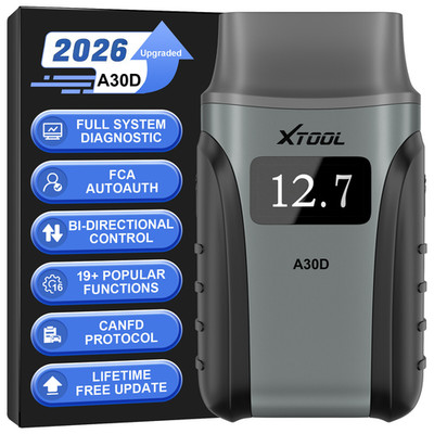 2026 XTOOL A30D Bidirectional OBD2 Scanner Bluetooth Diagnostic Tool All System 