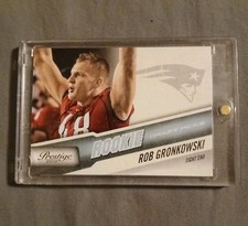 2010 Playoff Prestige Rob Gronkowski Rookie #283 Light Blue SP 508/999 Patriots