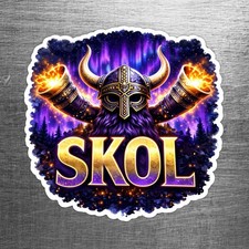 Minnesota Vikings  Skol  Custom Sticker