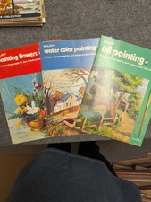 LOT Vintage Art Instruction Books Walter Foster Grumbacher Library Craftint Used