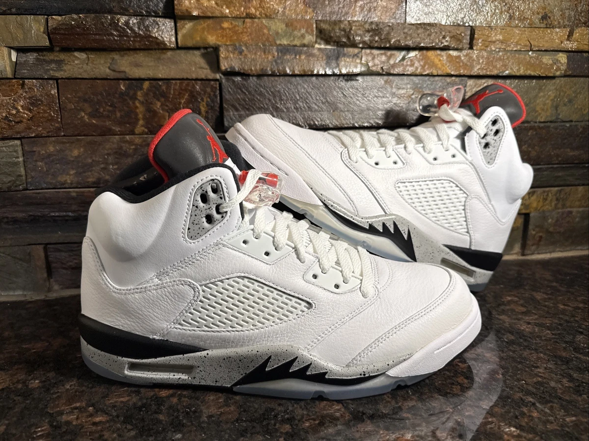 Jordan 5 Retro White Cement | eBay