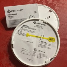 First Alert SM210, 10-Year Sealed Battery Smoke Alarm with Slim Profile Design, 