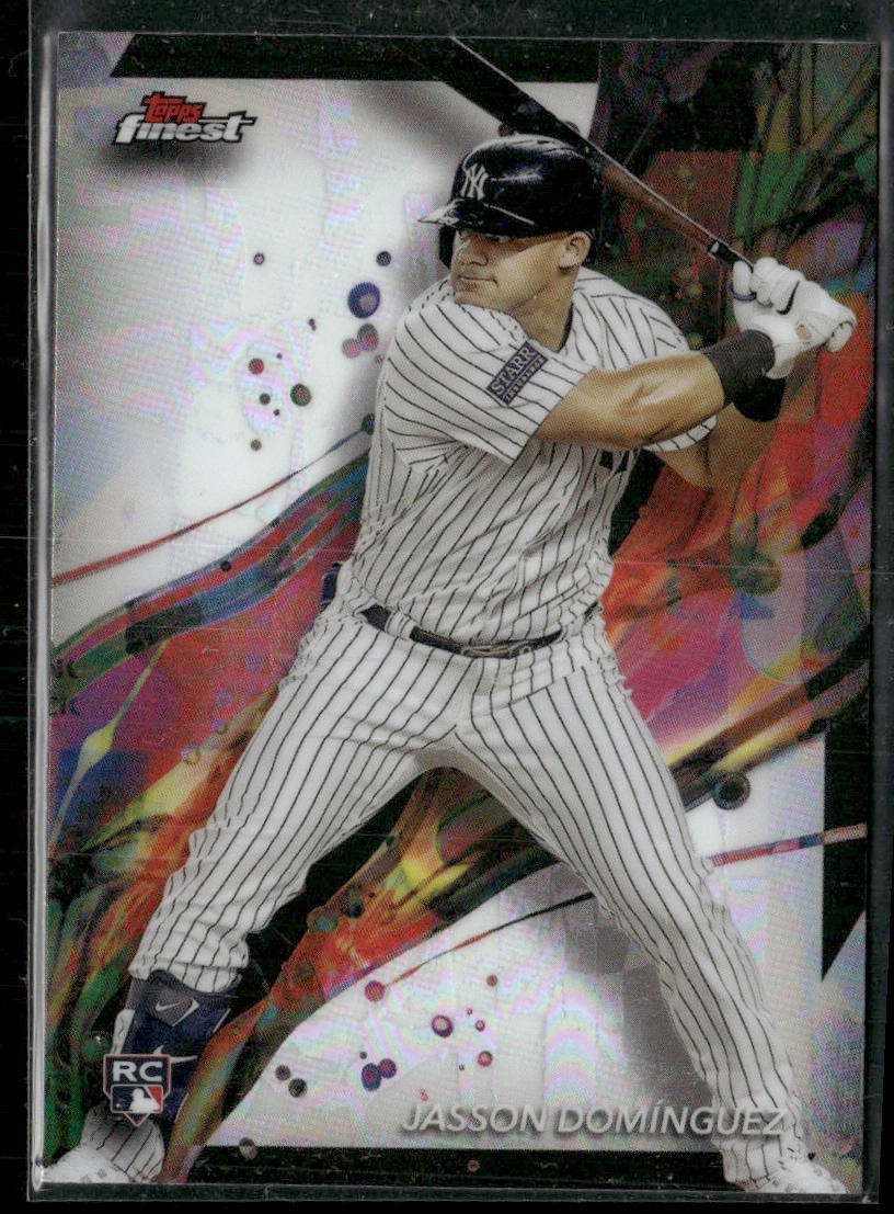 2024 Topps Finest Refractor Rookie #83 - Jasson Dominguez - Yankees RC!