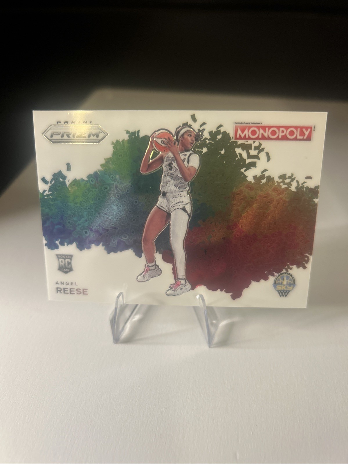 2024 Prizm Monopoly WNBA Angel Reese Money Blast RC White #WMB-2 Sky