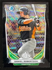 DANIEL ROBERTSON 2014 Bowman Chrome Black Wave Refractor #CTP-44 Rookie Card RC. rookie card picture