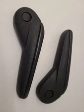 2013 DODGE CARAVAN RH LH FRONT SEAT ARMRESTS X2 BLACK