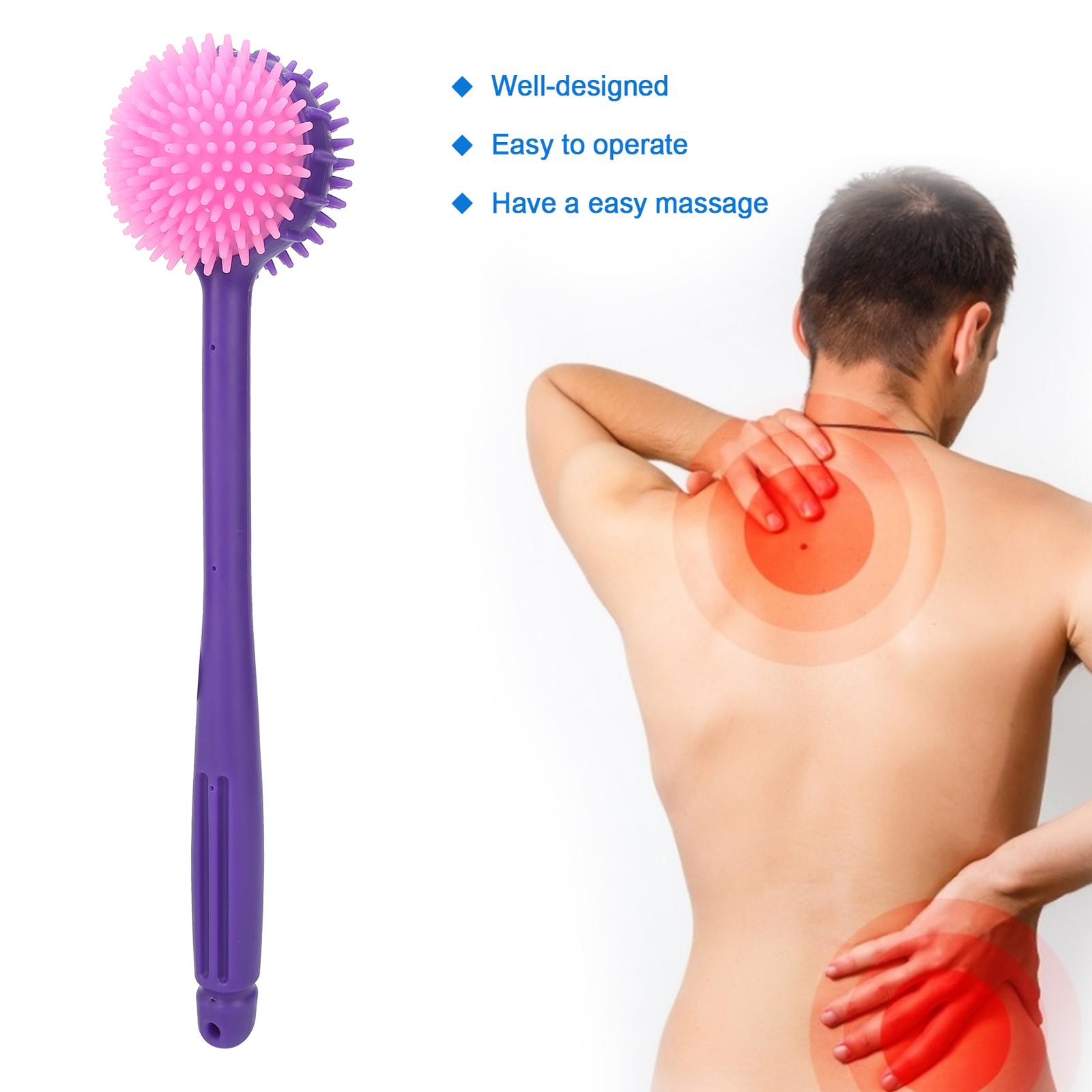 Multi Functional Massage Hammer Long Handheld Hammer Back Massager For Back