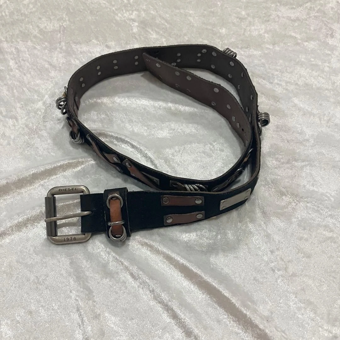 Diesel Leather Studded Belts for Men for sale | eBay