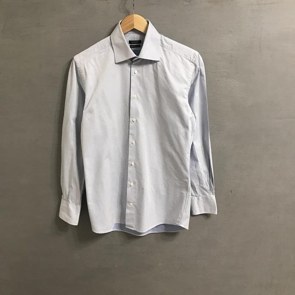 Men Suitsupply Shirt Blue Cotton 36 / S / 44