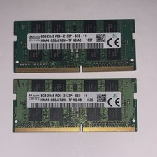 SK hynix 16GB 8GB x 2 2Rx8 PC4-2133P SO-DIMM Laptop RAM HMA41GS6AFR8N-TF