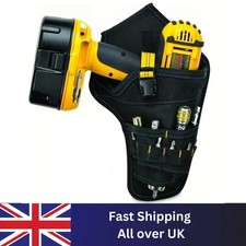 Heavy Duty Drill Holster Tool Belt Pouch Bit Holder Hanging Waist Bag Storage UK