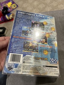 Street Fighter Alpha 2 - Sega Saturn Cib Capcom fighting  W/reg Card Good!