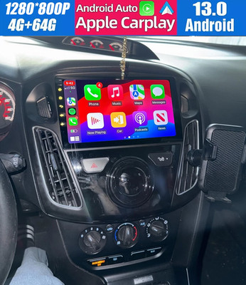 Car Radio Stereo Carplay For 2012-2018 Ford Focus 4+64G 9in FM  RDS