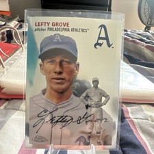 Topps 2023 Chrome Platinum Lefty Grove #462 Philadelphia Athletics Baseball