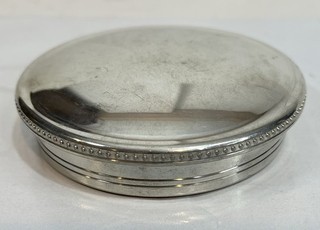 Beautiful Tiffany & Co Pewter Box w/ Red Velvet Lining Nice!!!