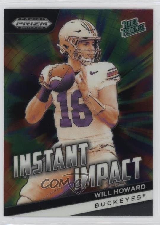 2024 Panini Prizm Draft Picks Instant Impact Will Howard #II-WH
