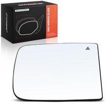 Right Passenger Side Upper Non-Heated Mirror Glass with Backing Plate -