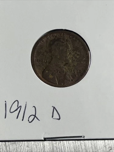 1912-D Lincoln Wheat 1c ~ Good / Very Good? ~ Better Date ~ Crusty Clean