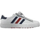 Adidas Unisex CourseCup Spikeless Golf Shoes, White/Blue/Red -IH226- Size US 15