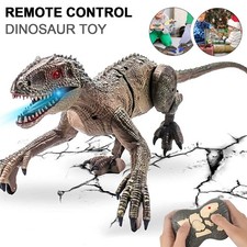 NEW RC Dinosaur Toy Remote Control Walking Roaring Sound Rechargeable Kids GIFT