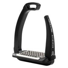 Acavallo Rel-X Easy Stirrups, One Size, Black, Set of 2