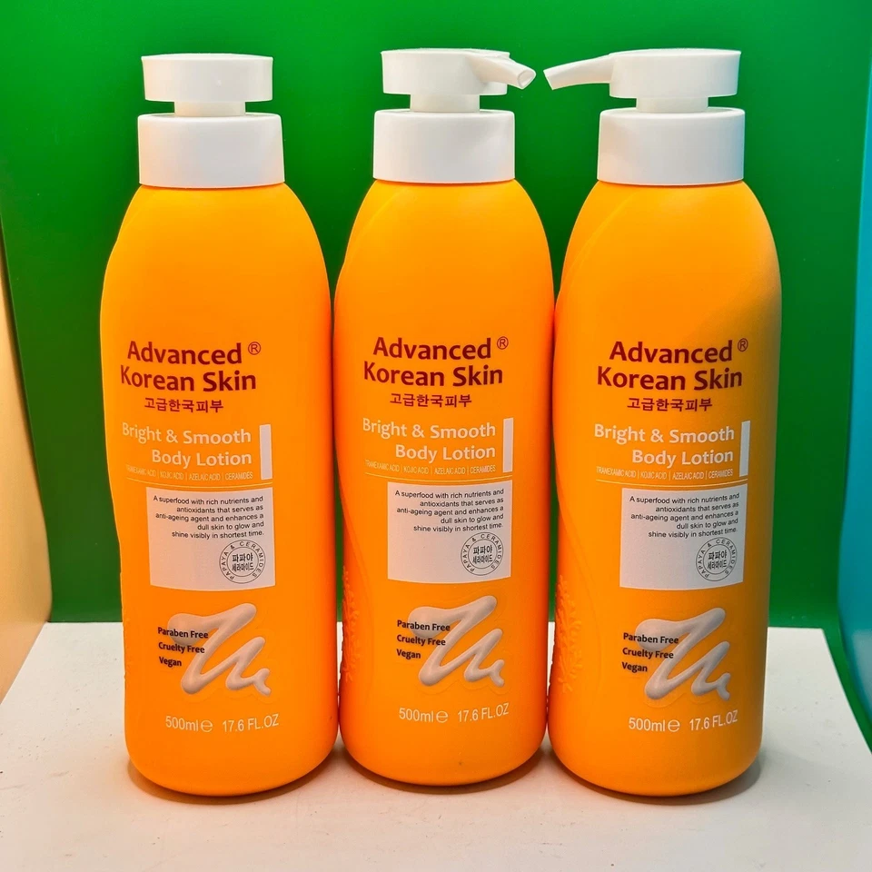 Advanced Korean Skin Bright and Smooth Body Lotion 500ml X1