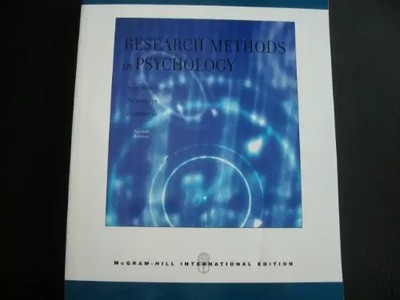 Forschungsmethoden in der Psychologie, John Shaughnessy, Eugene Zechmeister und Jeanne Z
