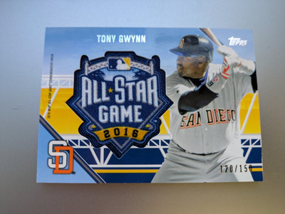 2016  TOPPS ALL STAR GAME FANFEST PATCH   TONY GWYNN/150