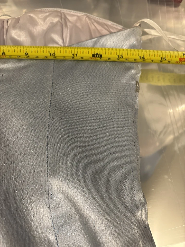 Vestido Corsé De Colección Y2K Jessica McClintock Gunne Sax 2000 5 XS Azul Hada 00s Foto 3 de 4