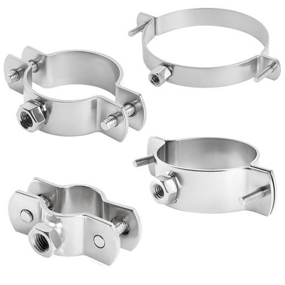 Rohrschellen für Stockschrauben Edelstahl V2A Rohrhalter Rohrbefestigung Rohr 