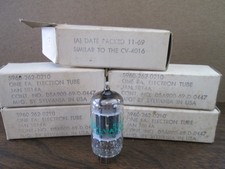 NOS Sylvania JAN-5814A 12AU7 Vacuum tube - Checks good