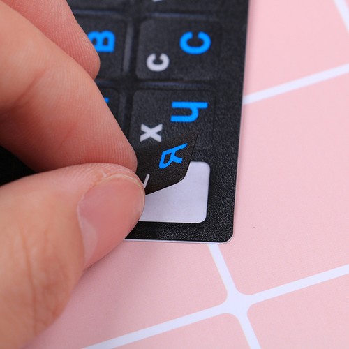Russian standard keyboard layout sticker letters on replacement A.DI - Afbeelding 3 van 17