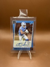 2021 Panini Clearly Donruss Rated Rookie Auto Amon-Ra St. Brown #84 Lions NFL