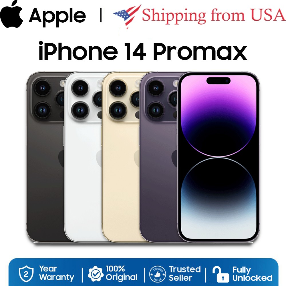 Apple iPhone 14 Pro Max - 128 GB - Deep Purple (AT&T) for
