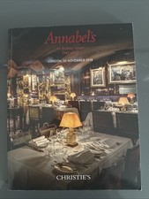 Christie&rsquo;s ANNABEL&rsquo;s Auktionskatalog 2018 selten. Guter Zustand