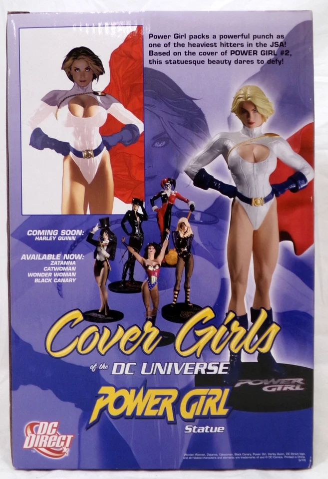 DC Direct Cover Girls of the DC Universe Power Girl LE 2482/5000 9" Estatua Foto 2 de 4