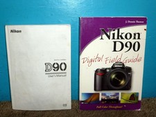 Nikon D90 Camera User's Manual  Digital Field Guide Book