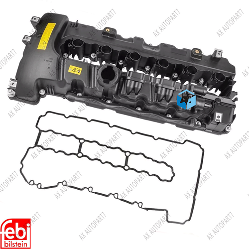 FEBI Engine Valve Cover W/ Gasket For BMW Z4 X6 N54 135 335 535 740 11127565284 - Picture 3 of 4