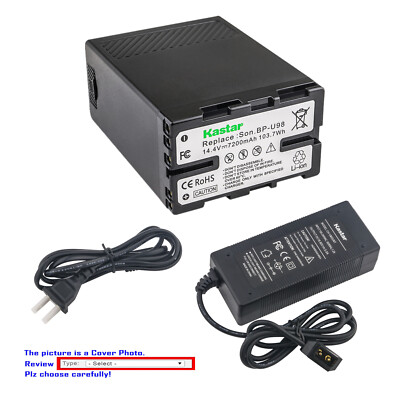 Kastar Battery D-Tap Fast Charger for Sony BP-U98 BP-U60 & Sony PXW-FS7K FS7K