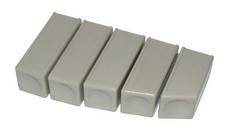 1950 Chevrolet Full Size Passenger Car Gray Radio Push Button Knobs 5 Pcs