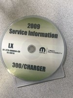 2009 Chrysler 300 Dodge Charger Service Werkstatt Reparatur Handbuch CD