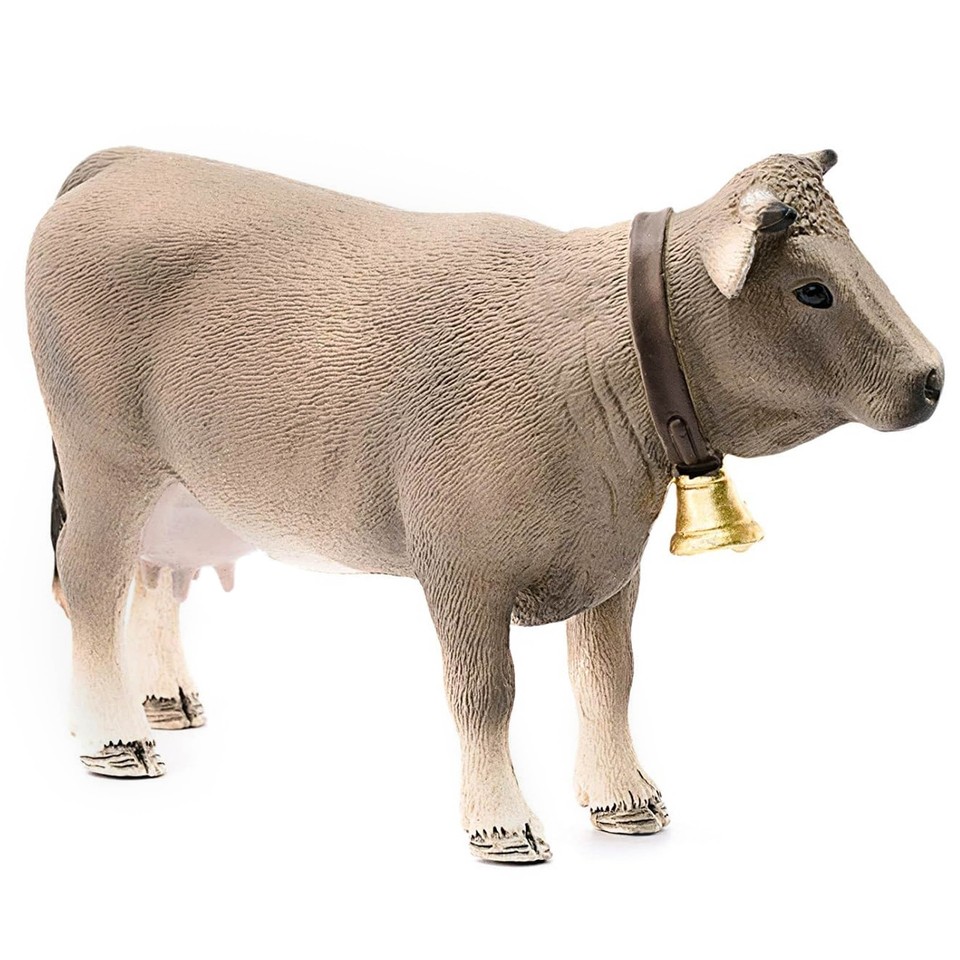 Schleich 13874 Vache Braunvieh Figurine Farm World - Dès 3 Ans - 4 X 13 X 8 Cm
