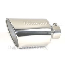 4 X 8 Total Length 15 Rolled Edge 20 Stainless Steel Exhaust Pipe Tip Diesel