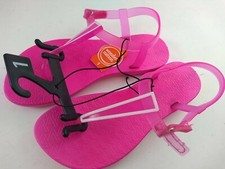 Children's Girls Size 1 Wonder Nation Pink Adjustable Sandals Sku 77