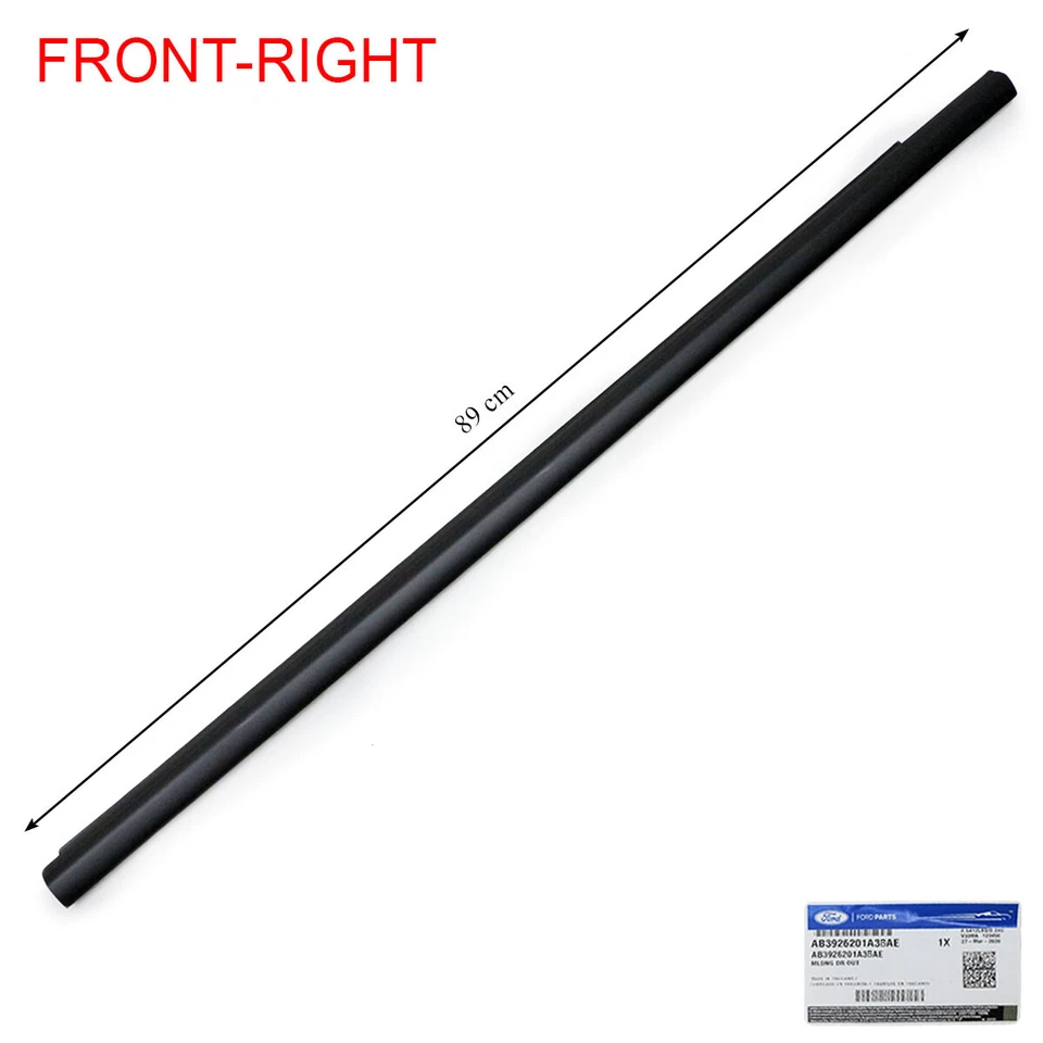 Front Rh Inner Weatherstrip Window Rubber Belt Fits Ford Ranger 4Dr 2012 2020 Foto 2 de 4