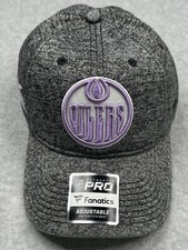 Edmonton Oilers Hat Adjustable Strapback Hockey Fights Cancer Fanatics NEW