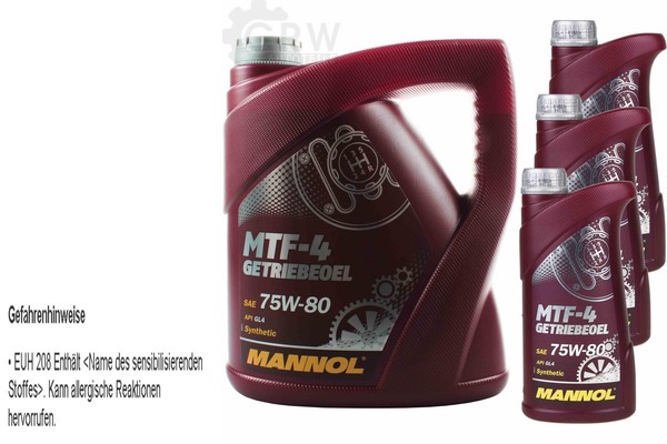 7 Liter Original Mannol GetriebeöL MTF-4 Getriebeoel 75W-80 Gear Oil-image