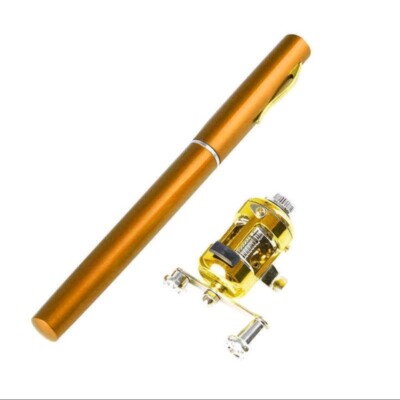Mini Pocket Fish Pen Shape Portable Aluminum Alloy Fishing